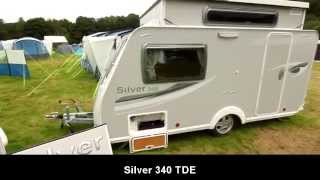 New Silver 340 TDE 2012 Pop Up Caravan [upl. by Aeslehc]