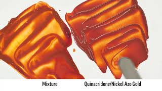 How to Mix a QuinacridoneNickel Azo Gold Replacement [upl. by Lalitta]