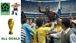 FIFA World Cup 1970  All Goals [upl. by Lathrop]