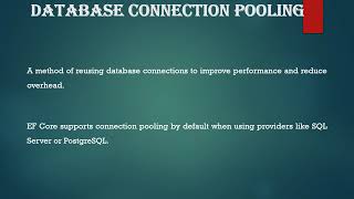 Database Connection Pooling [upl. by Marsha867]