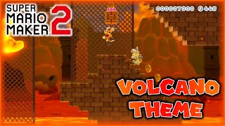 3D World Volcano Theme in Super Mario Maker 2 [upl. by Jehanna]