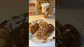 Homemade hot honey chicken tenders amp waffles😮‍💨 trending food foodie shorts [upl. by Jumbala824]