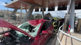 Incidente al casello autostradale di Rosignano tre morti [upl. by Etteloc]