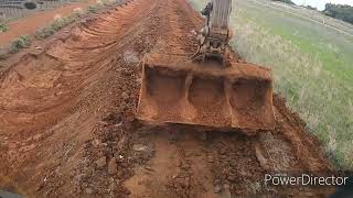 Volvo Excavator silting irrigation channel287 [upl. by Cyndi]