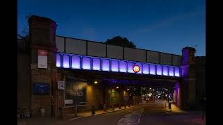 Wandsworth Town Railway Station Bridge Old York Road London UK [upl. by Orson]