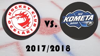 Česká hokejová extraliga 20172018  Finále  HC Oceláři Třinec  HC Kometa Brno [upl. by Neened]