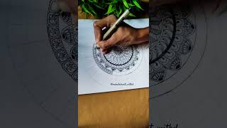 Mandala art easy  mandala patterns mandala drawing mandalaart mandaladrawing newsong [upl. by Haroun]