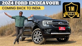 2024 Ford Endeavour  Everest is coming to India Driving it in Nepal Detailed walkaround video [upl. by Malca]