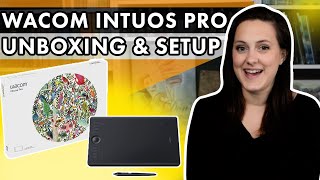 Wacom Intuos Pro Unboxing and Set Up [upl. by Decamp695]