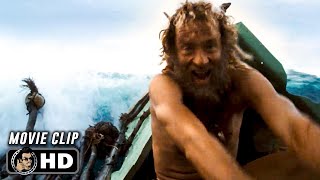 CAST AWAY Clip  quotSetting Sailquot 2000 Tom Hanks [upl. by Alhsa]