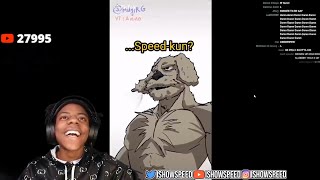 IShowSpeed Reacts To Talking Ben Anime For 3 Minutes 😂 [upl. by Ordep]