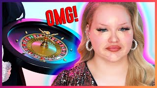 ROULETTE Makeup Challenge OMG  NikkieTutorials [upl. by Lefton]