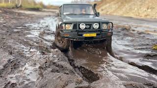 Rc Nissan Patrol Y60 in mud [upl. by Fogarty902]