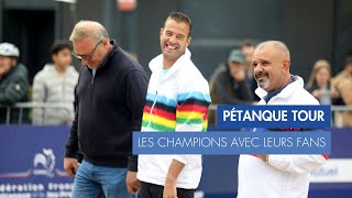 LEQUIPE DE FRANCE AU PETANQUE TOUR DE DIJON [upl. by Airdnola184]