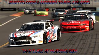 Assetto Corsa Modern Trans Am at Watkins Glen [upl. by Ecnarolf]