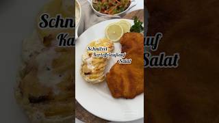 Schnitzel Kartoffelauflauf  Salat [upl. by Imer422]