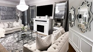 EXTREME LIVING ROOM MAKEOVER  DIY Wall Decor  LGQUEEN Home Decor [upl. by Allenaj]