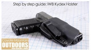 Step by step guide How to make an IWB Kydex Holster [upl. by Zetnwahs]