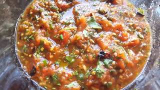 Tomato chatniRoasted Tomato Chatniটমেটো ভরতাSylheti CookingBangladeshi Vorta ReceipeSylheti Ran [upl. by Tareyn]