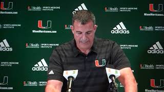 Head Coach Mario Cristobal comments on the 2024 recruiting class enrolling early [upl. by Colene389]