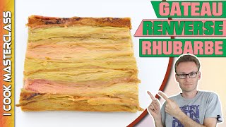 ✅ GATEAU RHUBARBE RENVERSE  Comment réussir ce gâteau à la rhubarbe renversé facile et rapide [upl. by Aileme784]