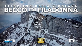 Trekking al BECCO DI FILADONNA dal Valico della Fricca  Altopiano della Vigolana 5K [upl. by Nnaul]