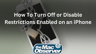 How To Turn Off or Disable Restrictions Enabled on an iPhone [upl. by Oivaf492]