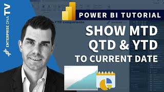 Show MTD QTD amp YTD Calculations To Current Date in Power BI wDAX [upl. by Wengert]