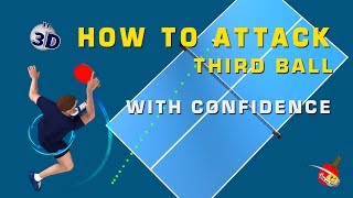 How to attack third Ball with confidence  Table Tennis [upl. by Py]