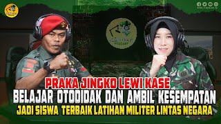 Praka Jingko Belajar Otodidak dan Ambil Kesempatan Jadi Siswa Terbaik Latihan Militer Lintas Negara [upl. by Gagnon]