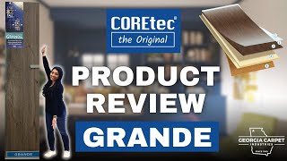 CoreTec Premium Grande 9quot Luxury Vinyl Plank Product Review [upl. by Greenwald]