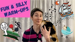 Fun and Silly Vocal WarmUps 1  Funny warm up songs for singers  Fun Vocal Exercises [upl. by Glynn318]