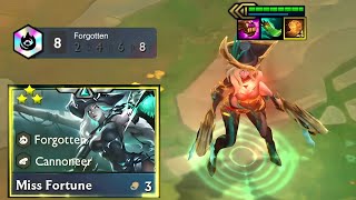 8 Forgotten Miss Fortune Carry⭐⭐⭐  TFT SET 55 [upl. by Millie]