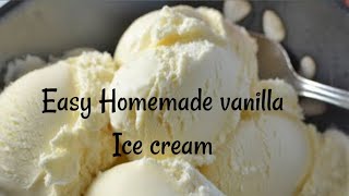 Custard ice cream recipe in tamil  Homemade ice cream No eggs Custard powder ice cream recipe [upl. by Neurath]