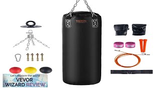 VEVOR Punching Bag for Adults 4ft PVC Heavy Boxing Bag Set Punching Review [upl. by Laural]