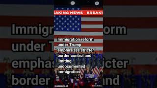 What are Trumps policies on trade immigration and other key issues trump news viralvideo reel [upl. by Nnazil470]