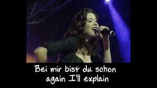 Bei mir bist du schön Lyrics amp Puppini Sisters images [upl. by Lejeune181]