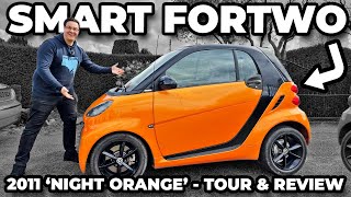 Smart ForTwo 451  Night Orange Edition   Walkaround amp Review [upl. by Olonam647]