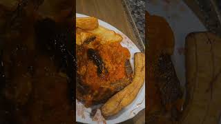 TASTY FRIED SWEET POTATO amp PLANTAIN WITH SAUCE shorts viralshorts shortvideo [upl. by Selie]