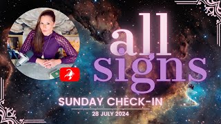 28 JULY 2024⚡️Sunday CheckIn⚡️All Energies Tarot ♐ ♓ ♊ ♍ ♈ ♋ ♎ ♑ ♒ ♌ ♉ ♏ TIMESTAMPED [upl. by Nowaj]