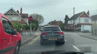 Chertsey Driving test centre Route [upl. by Leary677]