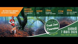 2éme Trail Sud Touraine 2020 46 km TST [upl. by Arihsak]