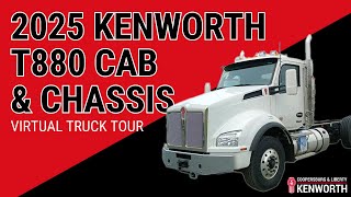 2025 KENWORTH T880 CAB amp CHASSIS  VIRTUAL TRUCK TOUR [upl. by Louisette]