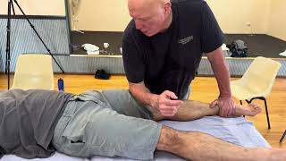 Deep tissue massage Raynor massage of the leg and whole body [upl. by Ytsirhc]