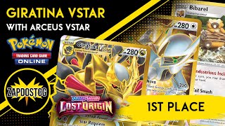 1st Place Giratina VSTAR Deck With Arceus VSTAR Gets OHKOs Easily Pokemon TCG [upl. by Hgielek]