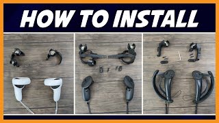 How to install gunstock magnetic controller mounts for Meta Quest 2 Meta Quest Pro and Valve Index [upl. by Coffee]