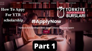 How to apply for Turkiye Burslari Part 1  Ethiopian Students [upl. by Assetnoc]