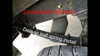 Leaf spring install [upl. by Yllatan]