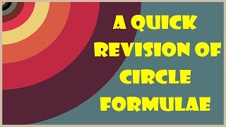 Amazing Tricks To Understand Circles Formulas  Geometry  Math  LetsTute [upl. by Asilehs168]