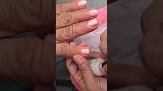 MANICURENAIL POLISH APPLICATION nails fypシ゚viral fyp fypage manicure [upl. by Reibaj]